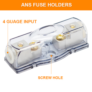 Caja de Audio modificada para coche, <span class=keywords><strong>portafusibles</strong></span>, carcasa de fusible, 30-200A, 14AWG - Product Image 4