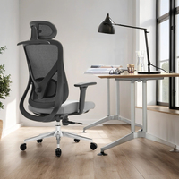 Nouvelle conception - Chaises de bureau à dossier haut pour personnel - Chaise de direction pour bureau en maille - Ensemble bureau et chaise - Équipement de bureau