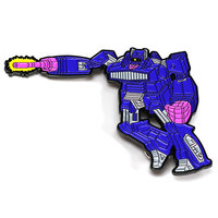 Nueva figura de acción, modelo de Robot transformado, Pin esmaltado, pines personalizados de fundición a presión, insignias con logotipo de Metal