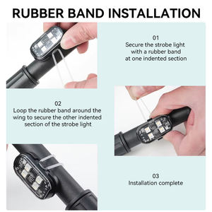 Luces Decorativas Inalámbricas con Control Remoto, Luces Intermitentes RGB de 12 V y 10 W para Automóviles y Motocicletas - Product Image 4