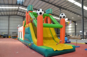 Pista <span class=keywords><strong>de</strong></span> Obstáculos Inflable <span class=keywords><strong>de</strong></span> Fútbol para Niños al por Mayor, Juego <span class=keywords><strong>de</strong></span> Obstáculos Inflable <span class=keywords><strong>de</strong></span> PVC Comercial Personalizado para Patio <span class=keywords><strong>de</strong></span> Juegos al Aire Libre - Product Image 6