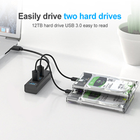 USB 3.0 5Gbps haute vitesse 4 ports adaptateur de station d'accueil pour ordinateur PC répartiteur de concentrateur USB pour disques durs clavier-Stock disponible