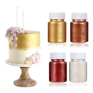 Sephcare Best Selling Voedsel Additief Metallic Eetbare Gel Kleuren Kleurstof Taart Decoratie Pigment
