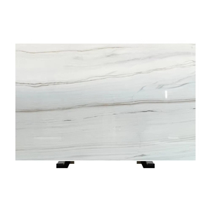 Dalle de marbre italien Bianco Lasa White Vena Oro en pierre naturelle, 2 cm, grandes dalles pour plans de travail, carrelage de sol, mur, table - Product Image 1