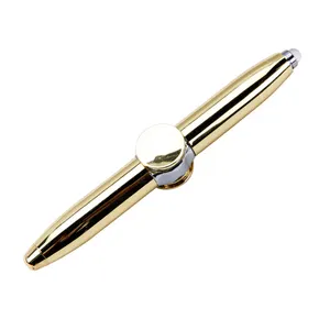 Smart metal multi-funzione finger spinner led pen fidget spinner pen con luce a led per promozioni o regali