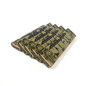 Papier à rouler brun avec insert en papier ondulé, fournitures pour fumeurs, impression à l'encre dorée - Product Image 4