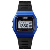 Original SKMEI 1412 Montres Digitales Classiques de Sport Vintage pour Homme et Femme