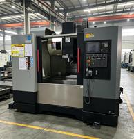 Centre d'usinage vertical CNC haute vitesse VMC850 4 axes, système de commande FANUC, broche BT40, 8000 tr/min, 24 outils