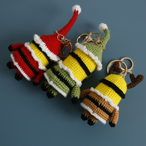 Regalo de Navidad muñeca llavero con ropa 3D Anime llavero muñeco de peluche llavero <span class=keywords><strong>Amigurumi</strong></span> regalo para niños - Product Image 2