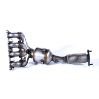 Nouveau convertisseur catalytique Euro VI en acier inoxydable pour Ford Focus 1.6L/1.8L/2.0L, position avant, type de carburant GNC, ajustement universel, qualité OE