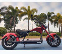 Scooter électrique Citycoco 2000W EEC COC avec amortisseur arrière, grande selle en alliage d'aluminium, batterie 60V, pour adultes, entrepôt UE