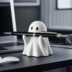 Portalápices Decorativo de Resina con Diseño de Fantasma, Multifuncional y Adorable para el Hogar, la Oficina o el Escritorio, con Estilo Romántico - Product Image 3