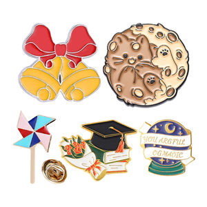 Insigne <span class=keywords><strong>hippie</strong></span> en métal avec logo gratuit Promotion de la fabrication Broche médicale douce Épinglette en émail - Product Image 5