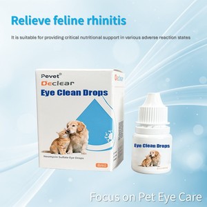 Pevet Safe Gouttes oculaires antibactériennes anti-démangeaisons multifonctions écologiques à base d'extraits naturels pour chiens et chats - Guérison de la cornée - Product Image 4