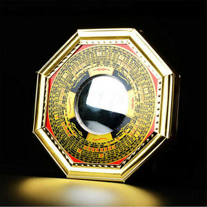 Miroir Bagua Concave Chinois pour la Protection et la Bonne Fortune à la <span class=keywords><strong>Maison</strong></span>, Décoration Feng Shui Orientale - Product Image 3
