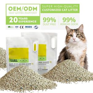 ทรายแมวเบนโทไนต์บดละเอียด OEM คุณภาพสูง ฝุ่นน้อย กลิ่นหอมตามสั่ง - Product Image 1