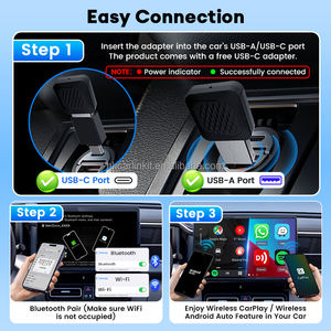 Adaptador Carlinkit Mini Ultra 2Air con pantalla dividida, USB tipo C, CarPlay inalámbrico y Android Auto AI Box para Spotify. - Product Image 6