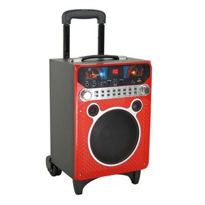 Ensemble haut-parleur avec caisson de basses 8 pouces et microphone, Portable, Rechargeable, 40W, convient en extérieur - Product Image 2