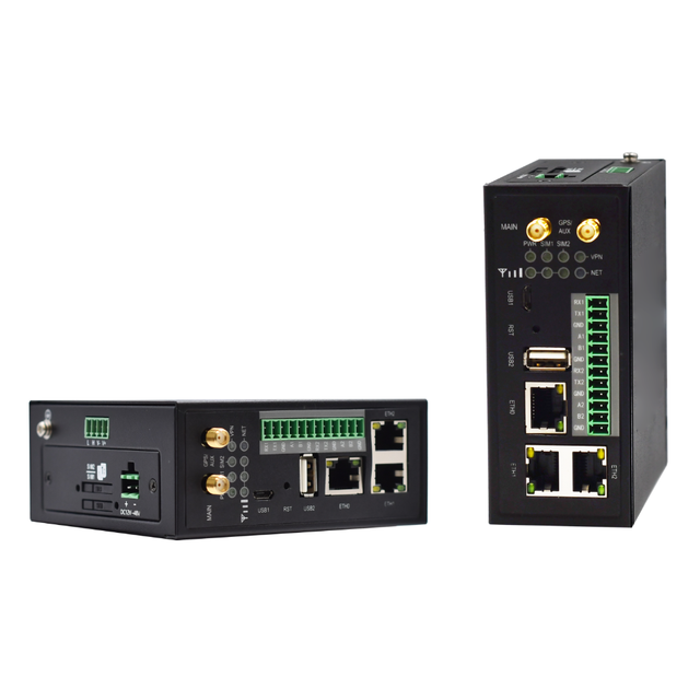 OEM Support Industrial 4G LTE IoT Gateway RS485 RS232 Edge Computing Device Custom Logo Private Label Neutral Packaging
