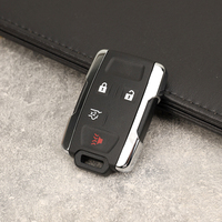 MS 3 + 1 Boutons Pour Chevrolet/GMC Smart Key Shell Logement Remplacement Key Fob Case Shell Keyless Entry Remote Control Key Cover