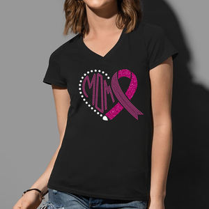 Transferencia de brillo de diamantes de imitación Rosa personalizada para concientización sobre el cáncer de <span class=keywords><strong>mama</strong></span> - Product Image 3
