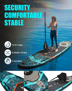 Tabla de Surf Inflable Personalizada de Fábrica 11'6''*34''*6'' para Stand Up Paddle, Modelo MY02 - Product Image 3