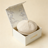 Boîte à chapeaux en carton magnétique GoTop avec laminage mat et doublure personnalisée, spéciale pour l'emballage et la présentation de chapeaux