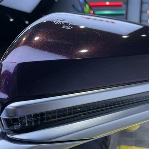 WRAPMASTER 1.52*17m Rojo Medianoche, Película Autoadhesiva de PVC para Envolver Autos, Material de PVC para Decoración de Carrocería, Cambio de Color - Product Image 4