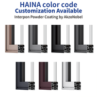 Ventanas Corredizas de Aluminio de la Serie HN de WEIDUN, Elegantes y Modernas, con Vidrio Templado, Diseño Gráfico Ultra Delgado
