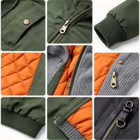 Nouvelle veste épaisse de style automne-hiver, fermeture éclair, réversible, à manches longues, formelle, à capuche, grande taille, en polyester/coton