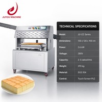 Machine automatique de découpe de gâteaux 2,6 kW 380 V, 2-3 gâteaux par cycle, pour boulangerie, usine de pâtisserie, usage commercial