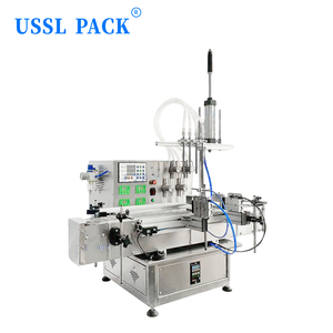 Machine de remplissage automatique multi-têtes pour liquides, idéale pour les petits usages industriels, pour le miel, les pots de sirop et les produits alimentaires semi-liquides (LT-PPF4H) - Product Image 1