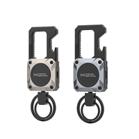 Porte-clés rechargeable avec ouvre-bouteille, mousqueton, traqueur GPS et Bluetooth pour bagages