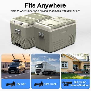 Nevera Eléctrica <span class=keywords><strong>de</strong></span> <span class=keywords><strong>Bajo</strong></span> <span class=keywords><strong>Consumo</strong></span>, Refrigerador Portátil con Compresor para Acampar, para Vacaciones en la Playa - Product Image 4