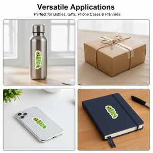 Custom brand logo vinyl stickers, waterproof and eco-friendly laptop stickers, suitable for mobile phone use. - Product Image 2