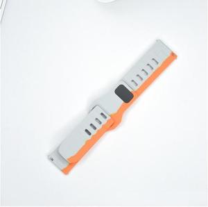 Correa de reloj de silicona con borde colorido y hebilla cuadrada King Kong para relojes Samsung y Huawei, pulsera de liberación rápida de 20/22 mm - Product Image 3