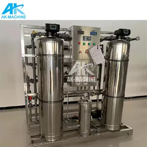 1TPH水处理厂ro膜从臭氧水处理机，用于装瓶生产线的价格