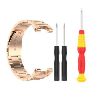 Pulsera Ajustable de Metal de Acero Inoxidable Sólido, Accesorio Cómodo para <span class=keywords><strong>Smartwatch</strong></span> Amazfit <span class=keywords><strong>T</strong></span>-<span class=keywords><strong>Rex</strong></span> <span class=keywords><strong>Pro</strong></span> A1918 - Product Image 6