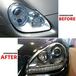 Accesorios de Estilización para <span class=keywords><strong>Porsche</strong></span> <span class=keywords><strong>Cayenne</strong></span>, 2 Faros Delanteros LED DRL con Luz Alta y Baja de Xenón, para los Modelos <span class=keywords><strong>2003</strong></span>, 2004, 2005, 2006, 2007 y 2008 - Product Image 2
