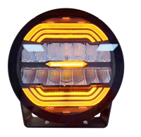 Xenplus LW26 5 7 9 Pouces Phare de Travail LED 14000LM 140W 5050 à LED de Style Laser IP67 Étanche Feu de Route Puissant pour Camion et VUS