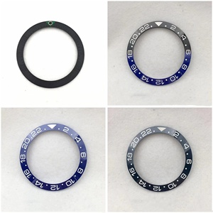 BLIGER 시계 새로운 40MM 하이 퀄리티 세라믹 인서트 프레임 부품 충족 43/44mm 기계식 시계 케이스 시계 베젤