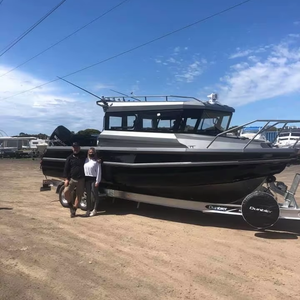 Yacht sportif <span class=keywords><strong>de</strong></span> <span class=keywords><strong>luxe</strong></span> en aluminium du Canada, 9 m/29,5 pi, bateau <span class=keywords><strong>de</strong></span> pêche en haute mer avec moteur hors-bord pour la croisière - Product Image 3