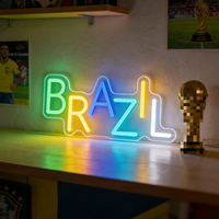 Enseigne néon LED de football Neonawall, qualité commerciale, personnalisable, pour bar sportif, décoration de salle de sport, stade