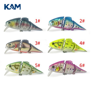 เหยื่อปลอม KAM 9.3 กรัม รุ่น Ghost Stalk แบบหลายท่อน สำหรับน้ำจืด ใช้ได้ทั่วไป ชนิดลอยน้ำ - Product Image 1