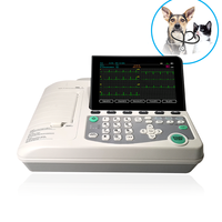 Appareil ECG vétérinaire portable 6 fils électrocardiogramme