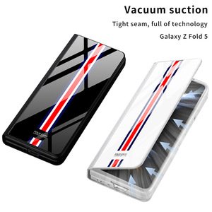 Esto es adecuado para la funda de teléfono plegable Z Fold5 con una carcasa de cristal de color contrastante. PLIEGUE <span class=keywords><strong>5</strong></span> - Product Image 2