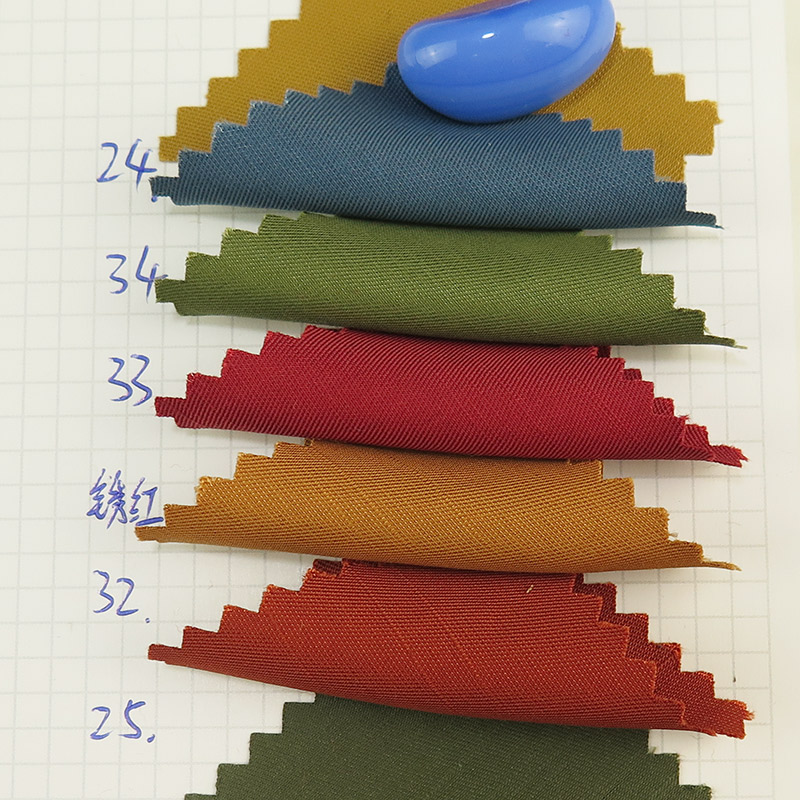 Оптовая продажа, тканый стиль, 43% Вискоза, 34% Вискоза, 23% натуральное волокно, саржа, смешанная ткань для брюк, топов, платьев и т. Д.