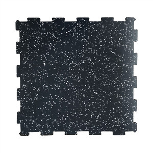 אריחי גומי EPDM SBR ממוחזרים בצפיפות גבוהה 15 מ\"מ, מחברים זה לזה, לריצוף חדר כושר, גן שעשועים, מוסך, סופגי זעזועים, נגד החלקה, ידידותיים לסביבה - Product Image 6