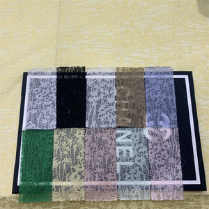 <span class=keywords><strong>Tissu</strong></span> Jacquard Texturé Double Couche Respirant en Dentelle Tricotée Léger 100g/m Anti-Plis pour Robes et Costumes de Créateurs de Mode - Product Image 3