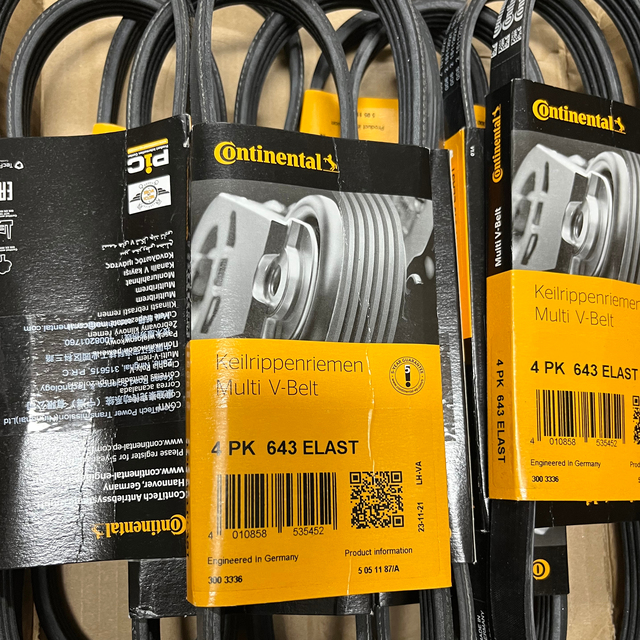 thumbnail image 2 of Continental 6pk2115 Metric Multi V-belts 4 Continental 6PK1698 METRIC MULTI V-BELTS Continental 6pk2115 Metric Multi V-belts Size 2 of 14